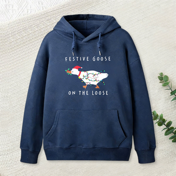 Stupid Goose Christmas Hoodie