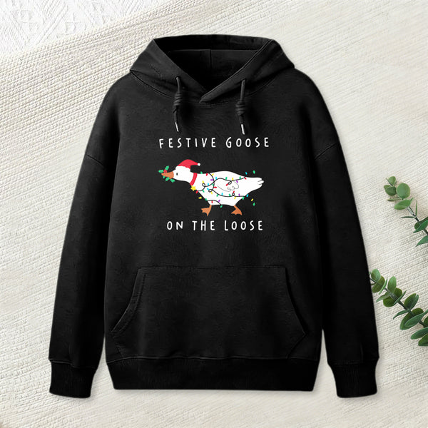 Stupid Goose Christmas Hoodie